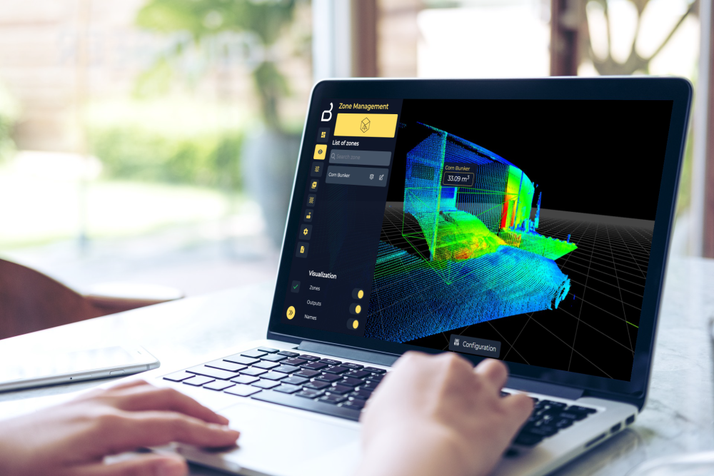 Blickfeld percept software pointcloud laptop